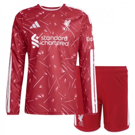 Camiseta de fútbol Liverpool Niño 1ª equipación 2026-27 Manga Larga Camiseta de fútbol Liverpool Niño 1ª equipación 2026-27 Manga Larga