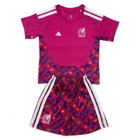 Camiseta de fútbol México Portero Niño 1ª equipación Copa Mundial 2026