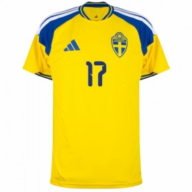 Camiseta de fútbol Suecia Gyokeres 17 1ª equipación Copa Mundial 2026