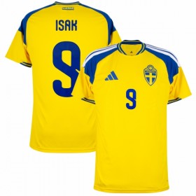 Camiseta de fútbol Suecia Isak 9 1ª equipación Copa Mundial 2026