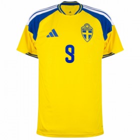 Camiseta de fútbol Suecia Isak 9 1ª equipación Copa Mundial 2026