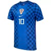 Camiseta de fútbol Croacia Modrić 10 Niño 2ª equipación Copa Mundial 2026