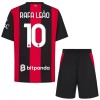 Camiseta de fútbol AC Milan Rafael Leao 10 Niño 1ª equipación 2026-27