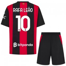 Camiseta de fútbol AC Milan Rafael Leao 10 Niño 1ª equipación 2026-27