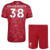 Camiseta de fútbol Liverpool Gravenberch 38 Niño 1ª equipación 2026-27 Camiseta de fútbol Liverpool Gravenberch 38 Niño 1ª equipación 2026-27