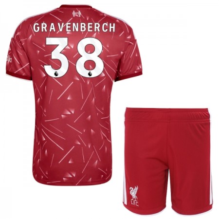 Camiseta de fútbol Liverpool Gravenberch 38 Niño 1ª equipación 2026-27 Camiseta de fútbol Liverpool Gravenberch 38 Niño 1ª equipación 2026-27