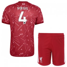 Camiseta de fútbol Liverpool Virgil 4 Niño 1ª equipación 2026-27