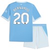 Camiseta de fútbol Manchester City Bernardo 20 Niño 1ª equipación 2026-27 Camiseta de fútbol Manchester City Bernardo 20 Niño 1ª equipación 2026-27
