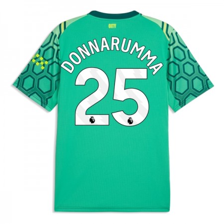 Camiseta de fútbol Manchester City Donnarumma 25 Portero 1ª equipación 2026-27 Verde Camiseta de fútbol Manchester City Donnarumma 25 Portero 1ª equipación 2026-27 Verde