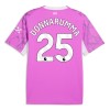 Camiseta de fútbol Manchester City Donnarumma 25 Portero 2ª equipación 2026-27 Rosa Camiseta de fútbol Manchester City Donnarumma 25 Portero 2ª equipación 2026-27 Rosa