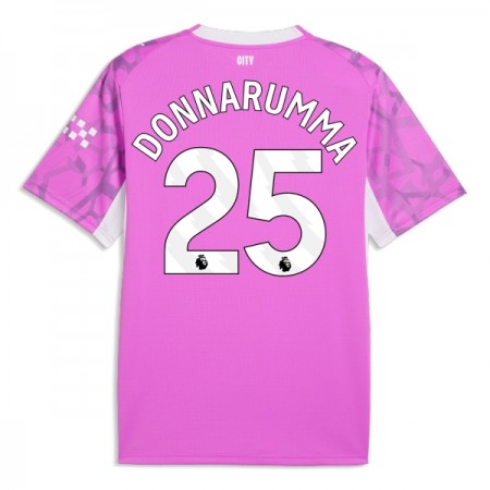 Camiseta de fútbol Manchester City Donnarumma 25 Portero 2ª equipación 2026-27 Rosa Camiseta de fútbol Manchester City Donnarumma 25 Portero 2ª equipación 2026-27 Rosa