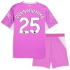 Camiseta de fútbol Manchester City Donnarumma 25 Portero Niño 2ª equipación 2026-27 Rosa