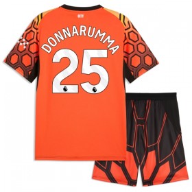 Camiseta de fútbol Manchester City Donnarumma 25 Portero Niño 3ª equipación 2026-27 Naranja