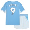 Camiseta de fútbol Manchester City Haaland 9 Niño 1ª equipación 2026-27