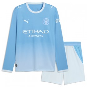 Camiseta de fútbol Manchester City Niño 1ª equipación 2026-27 Manga Larga