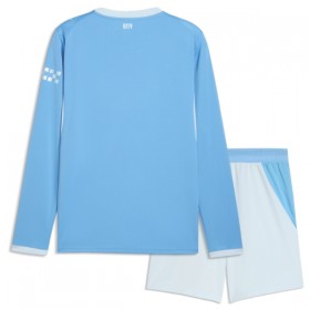 Camiseta de fútbol Manchester City Niño 1ª equipación 2026-27 Manga Larga