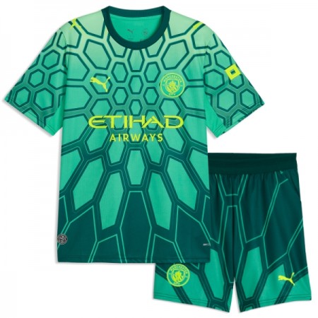 Camiseta de fútbol Manchester City Portero Niño 1ª equipación 2026-27 Verde Camiseta de fútbol Manchester City Portero Niño 1ª equipación 2026-27 Verde
