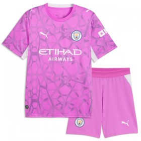 Camiseta de fútbol Manchester City Portero Niño 2ª equipación 2026-27 Rosa