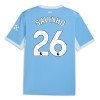 Camiseta de fútbol Manchester City Savinho 26 1ª equipación 2026-27 Camiseta de fútbol Manchester City Savinho 26 1ª equipación 2026-27