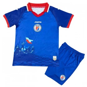 Camiseta de fútbol Haiti Niño 1ª equipación Copa Mundial 2026