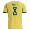 Camiseta de fútbol Brasil Bruno Guimaraes 8 1ª equipación Copa Mundial 2026 Camiseta de fútbol Brasil Bruno Guimaraes 8 1ª equipación Copa Mundial 2026