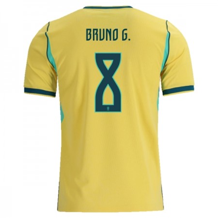 Camiseta de fútbol Brasil Bruno Guimaraes 8 1ª equipación Copa Mundial 2026 Camiseta de fútbol Brasil Bruno Guimaraes 8 1ª equipación Copa Mundial 2026