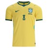 Camiseta de fútbol Brasil Bruno Guimaraes 8 1ª equipación Copa Mundial 2026