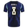 Camiseta de fútbol Brasil Bruno Guimaraes 8 2ª equipación Copa Mundial 2026 Camiseta de fútbol Brasil Bruno Guimaraes 8 2ª equipación Copa Mundial 2026