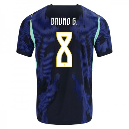 Camiseta de fútbol Brasil Bruno Guimaraes 8 2ª equipación Copa Mundial 2026 Camiseta de fútbol Brasil Bruno Guimaraes 8 2ª equipación Copa Mundial 2026