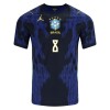 Camiseta de fútbol Brasil Bruno Guimaraes 8 2ª equipación Copa Mundial 2026