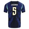 Camiseta de fútbol Brasil Casemiro 5 2ª equipación Copa Mundial 2026 Camiseta de fútbol Brasil Casemiro 5 2ª equipación Copa Mundial 2026