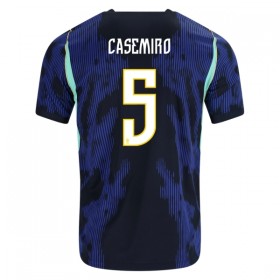 Camiseta de fútbol Brasil Casemiro 5 2ª equipación Copa Mundial 2026