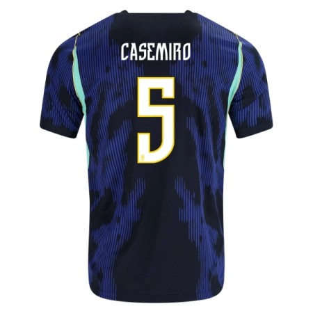 Camiseta de fútbol Brasil Casemiro 5 2ª equipación Copa Mundial 2026 Camiseta de fútbol Brasil Casemiro 5 2ª equipación Copa Mundial 2026