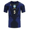 Camiseta de fútbol Brasil Casemiro 5 2ª equipación Copa Mundial 2026