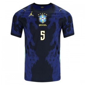 Camiseta de fútbol Brasil Casemiro 5 2ª equipación Copa Mundial 2026