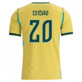 Camiseta de fútbol Brasil Estevao 20 1ª equipación Copa Mundial 2026