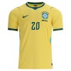 Camiseta de fútbol Brasil Estevao 20 1ª equipación Copa Mundial 2026