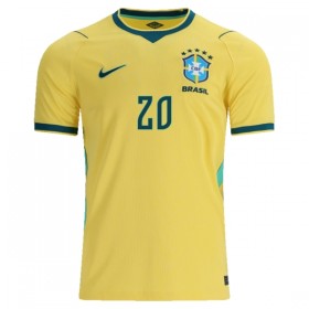 Camiseta de fútbol Brasil Estevao 20 1ª equipación Copa Mundial 2026