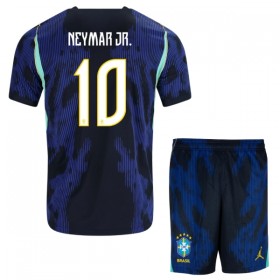 Camiseta de fútbol Brasil Neymar JR 10 Niño 2ª equipación Copa Mundial 2026