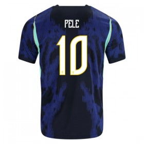 Camiseta de fútbol Brasil Pele 10 2ª equipación Copa Mundial 2026