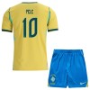 Camiseta de fútbol Brasil Pele 10 Niño 1ª equipación Copa Mundial 2026