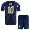 Camiseta de fútbol Brasil Pele 10 Niño 2ª equipación Copa Mundial 2026 Camiseta de fútbol Brasil Pele 10 Niño 2ª equipación Copa Mundial 2026