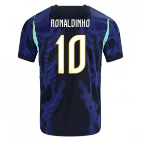 Camiseta de fútbol Brasil Ronaldinho 10 2ª equipación Copa Mundial 2026