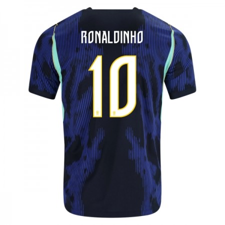 Camiseta de fútbol Brasil Ronaldinho 10 2ª equipación Copa Mundial 2026 Camiseta de fútbol Brasil Ronaldinho 10 2ª equipación Copa Mundial 2026
