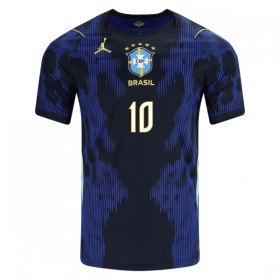 Camiseta de fútbol Brasil Ronaldinho 10 Niño 2ª equipación Copa Mundial 2026