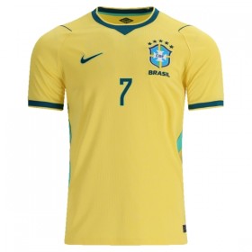 Camiseta de fútbol Brasil Vini JR. 7 Niño 1ª equipación Copa Mundial 2026