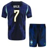 Camiseta de fútbol Brasil Vini JR. 7 Niño 2ª equipación Copa Mundial 2026 Camiseta de fútbol Brasil Vini JR. 7 Niño 2ª equipación Copa Mundial 2026