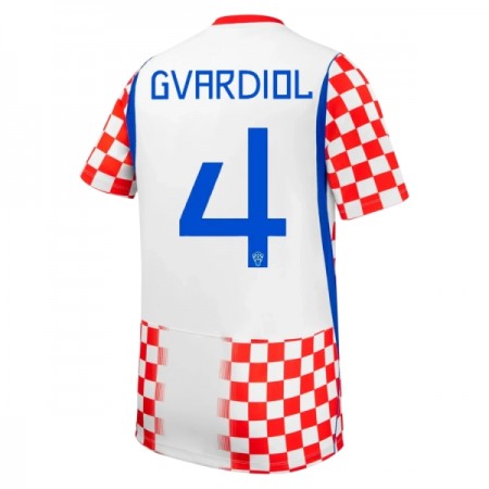 Camiseta de fútbol Croacia Gvardiol 4 1ª equipación Copa Mundial 2026 Camiseta de fútbol Croacia Gvardiol 4 1ª equipación Copa Mundial 2026