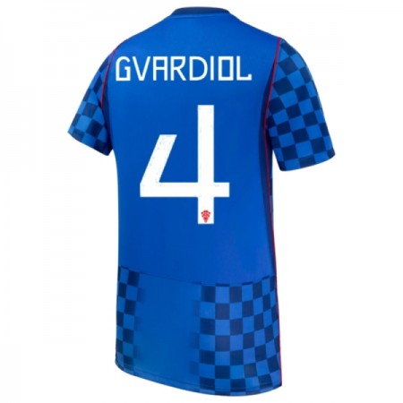 Camiseta de fútbol Croacia Gvardiol 4 2ª equipación Copa Mundial 2026 Camiseta de fútbol Croacia Gvardiol 4 2ª equipación Copa Mundial 2026
