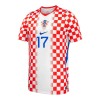 Camiseta de fútbol Croacia P. Sucic 17 1ª equipación Copa Mundial 2026